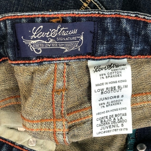 𝅺Levi Strauss signature low rise slim boot cut jeans - Picture 11 of 14